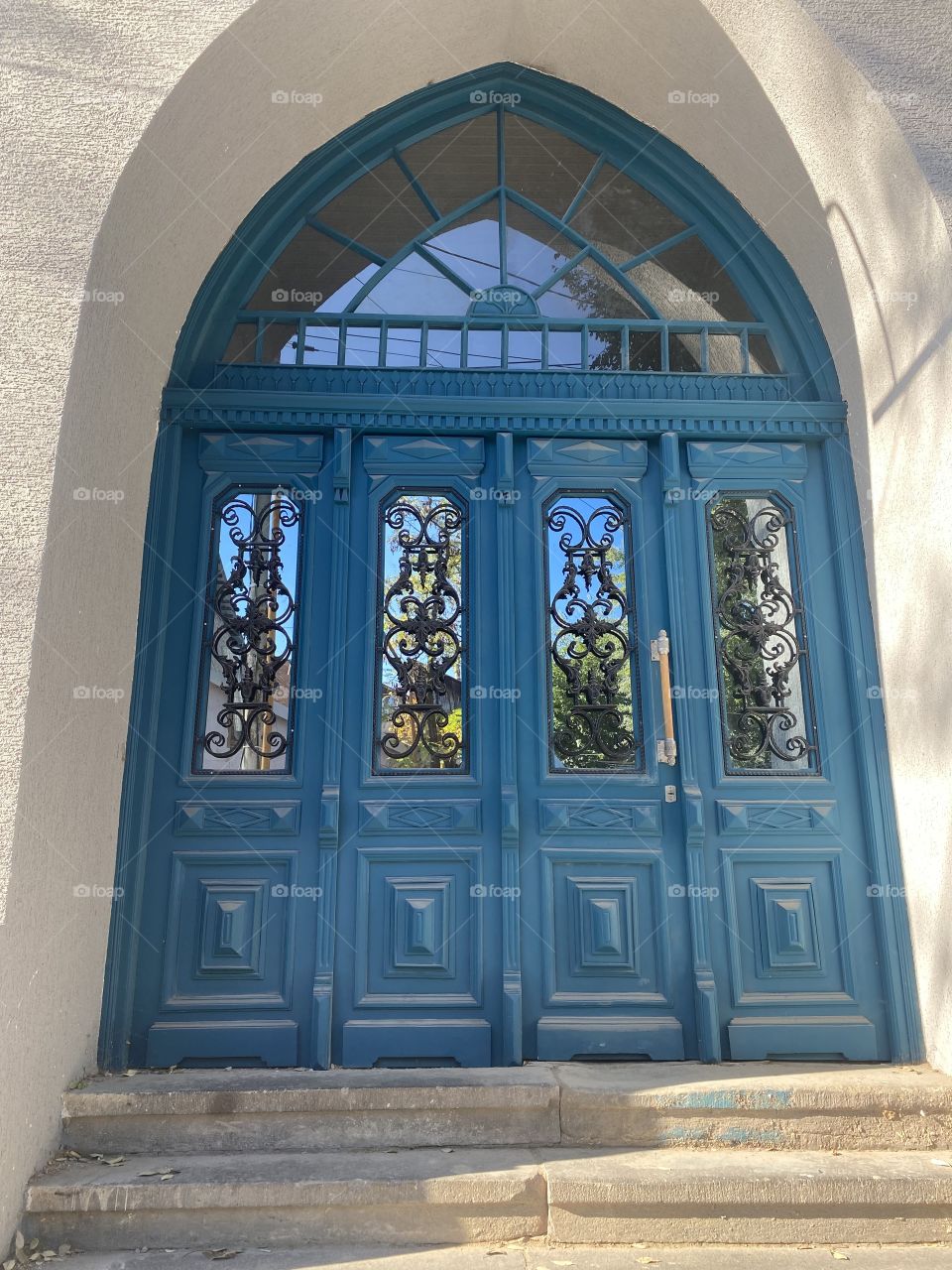 Blue door