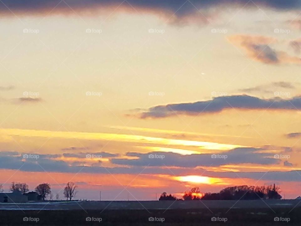 sunset vista farmland