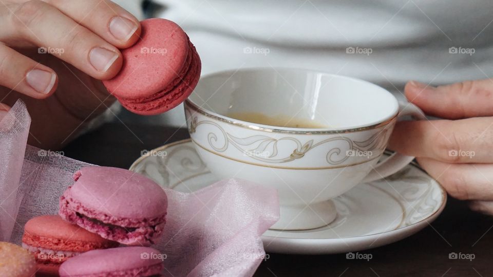 Close-up of breakfast