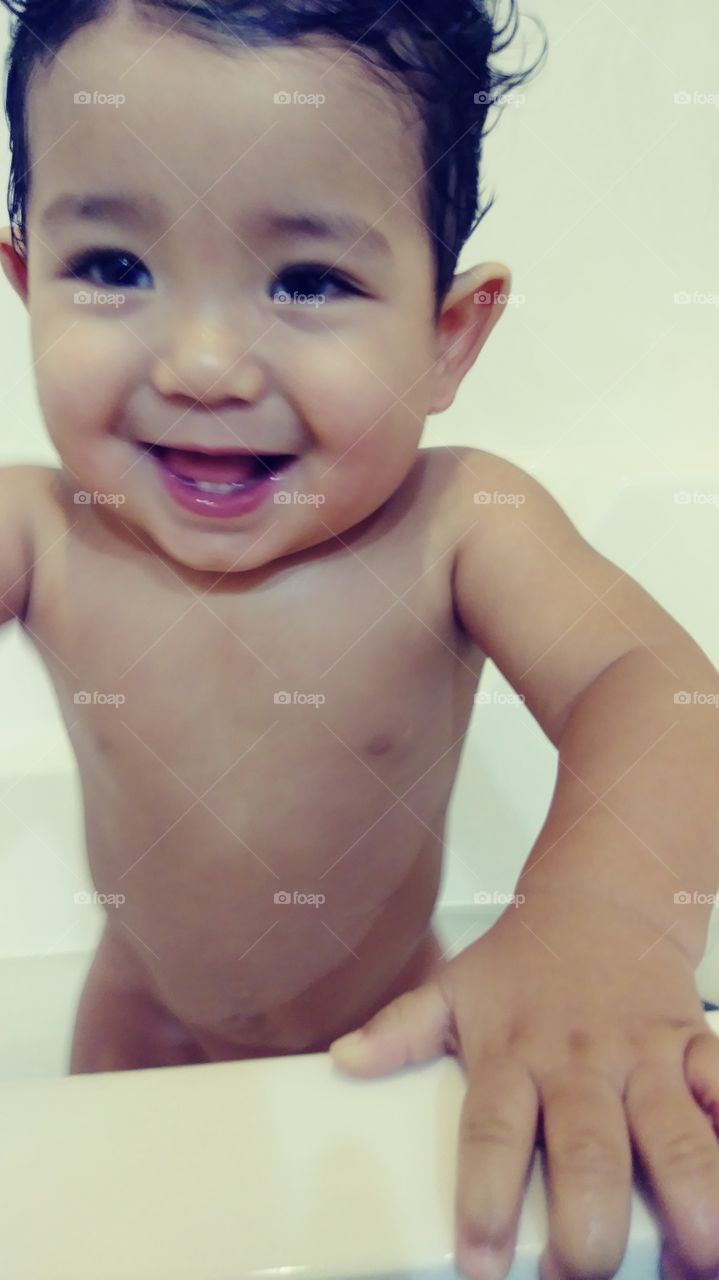 baby bath standing