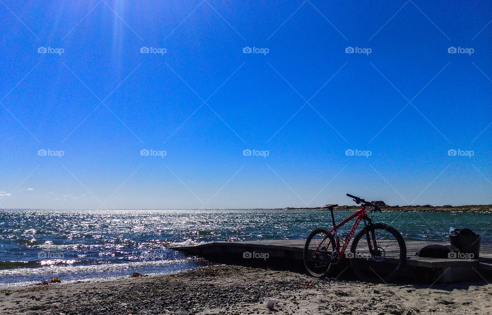 Bicycle on the beach