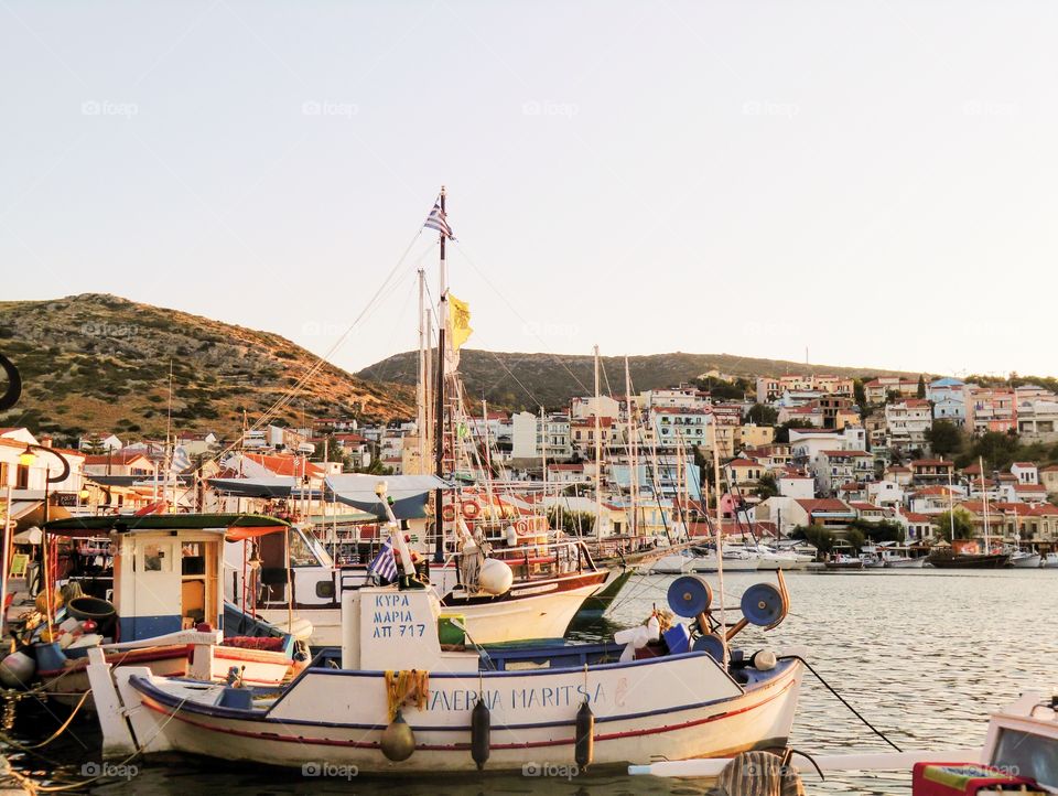 Pythagorion town on Samos 