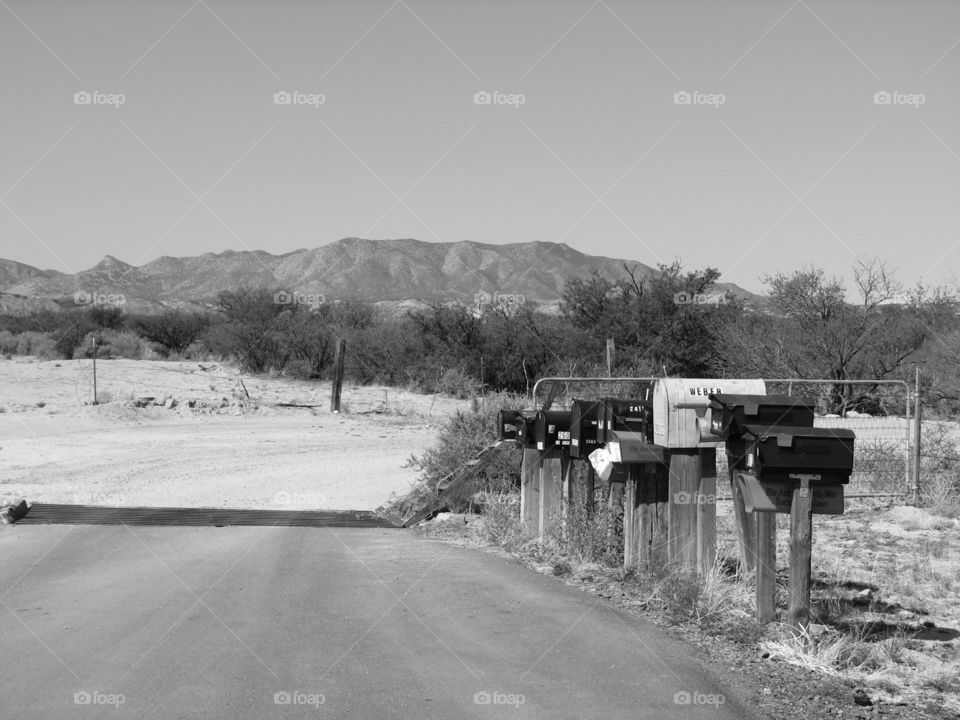 Old school mail delivery Southwest style