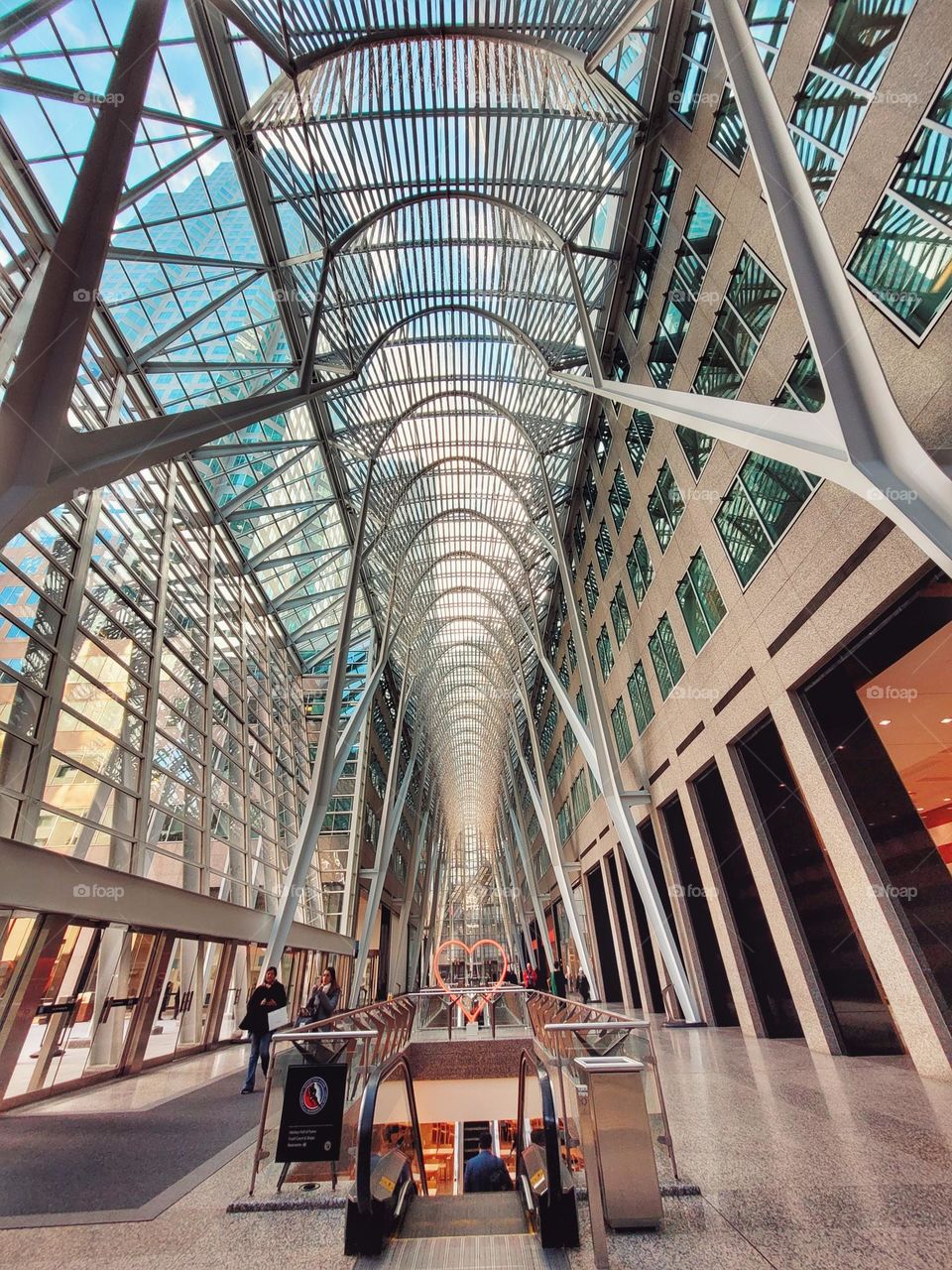 Toronto,  Canada. Winter vacation.  Ancient and modern architecture. Big city life