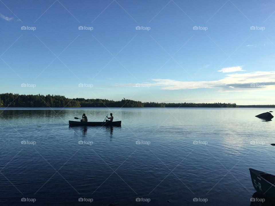 Two brothers on calm waters