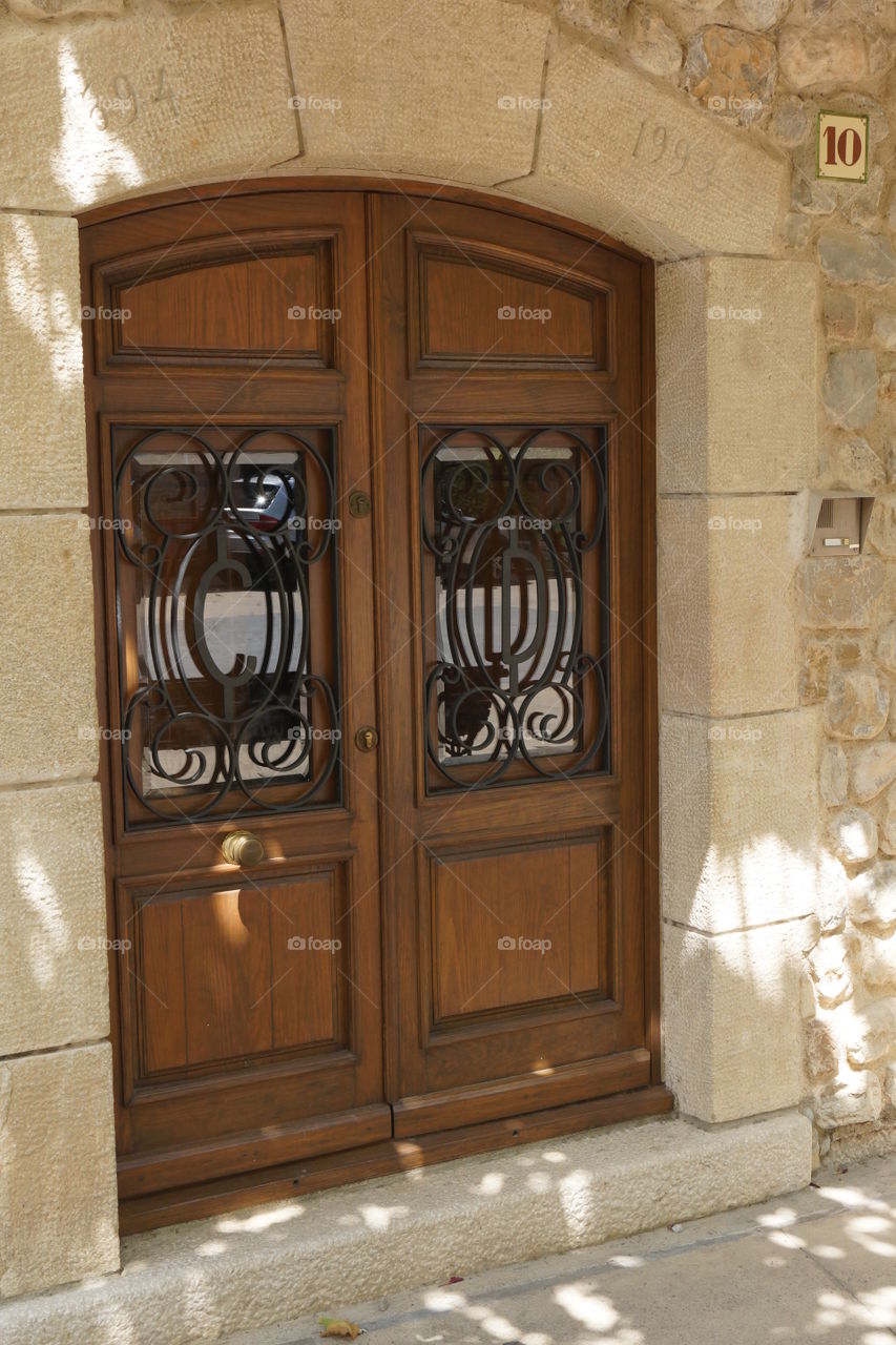 Beautiful door in Catalonia (Spain)