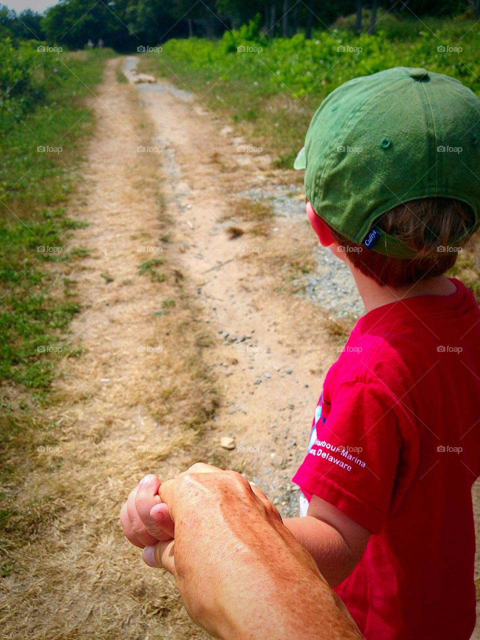 A different perspective . Letting my little explorer show me the way 