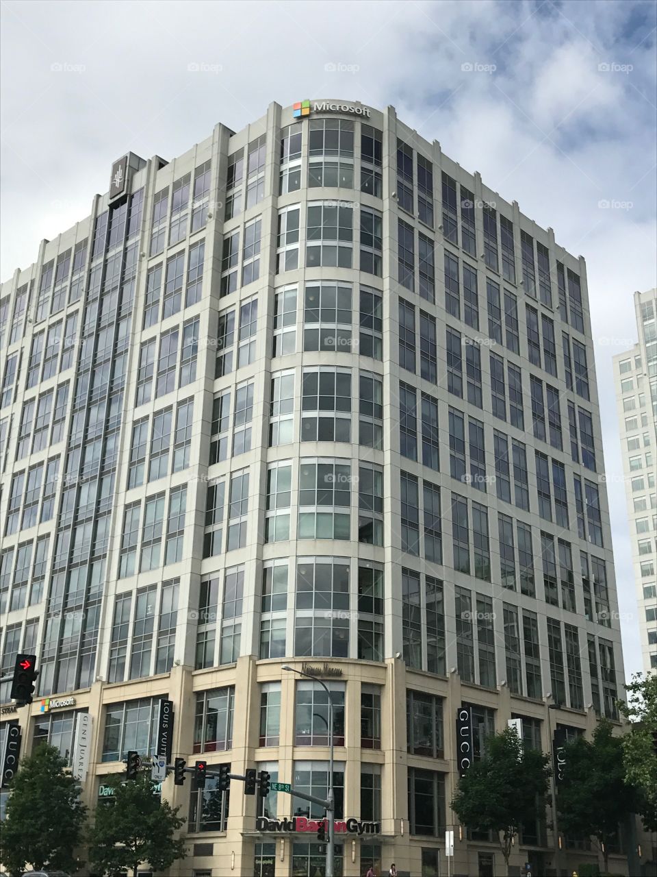 Microsoft building in downtown Bellevue Washington
