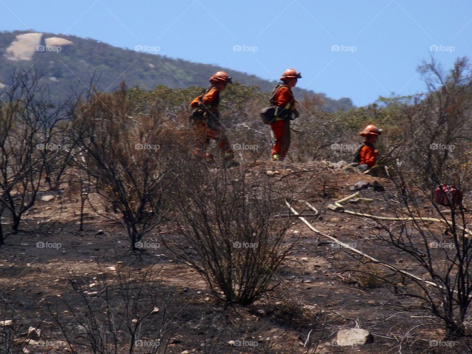 Fire fighters