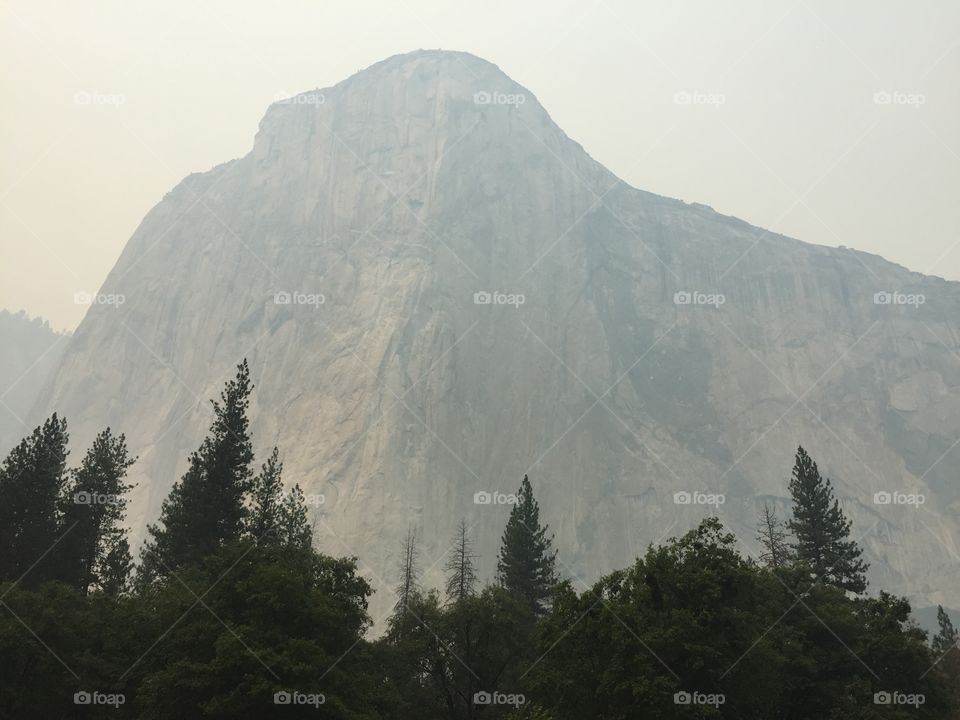 Yosemite during the bush fires 