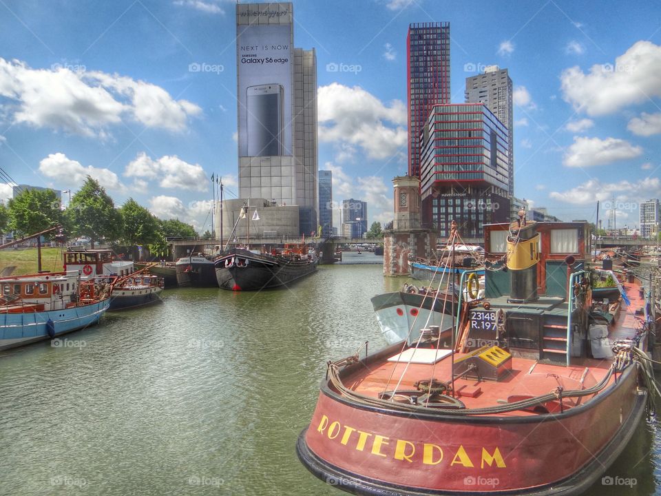 Rotterdam "oude haven". Rotterdam is European city of 2015
