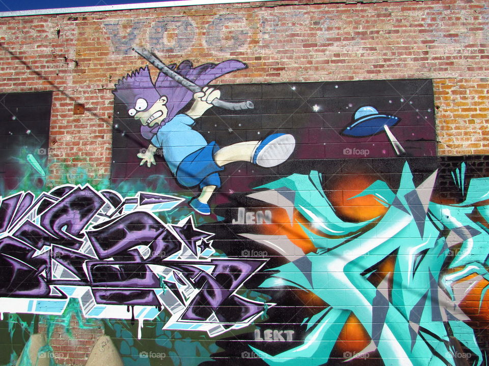 graffiti art. out and about in downtown Sacramento taking pictures