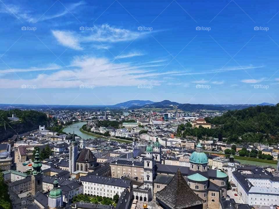 Austrian city view