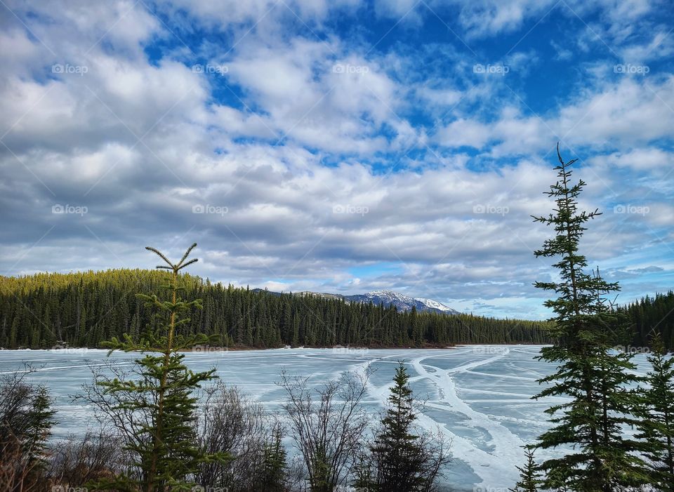 Lake is beginning to thaw