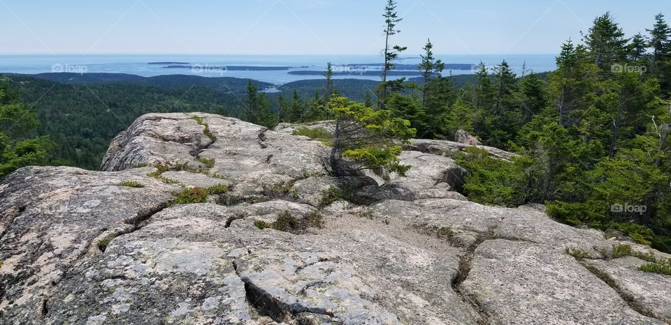 From the Amphitheater Trail in Acadia National Park
