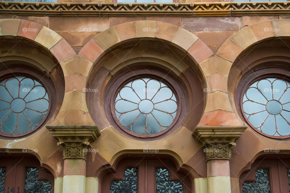 rose window in Charleston 
