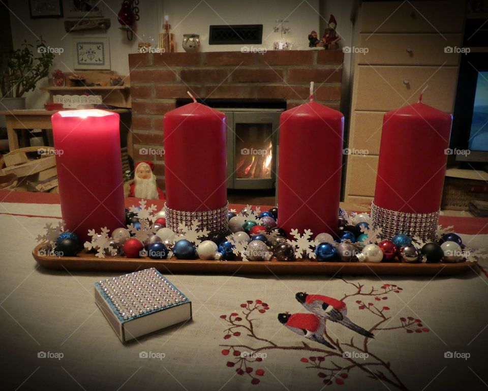 Christmas candles