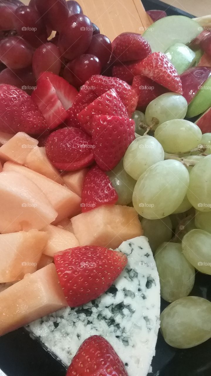Healthy Eating Fruit and Cheese
