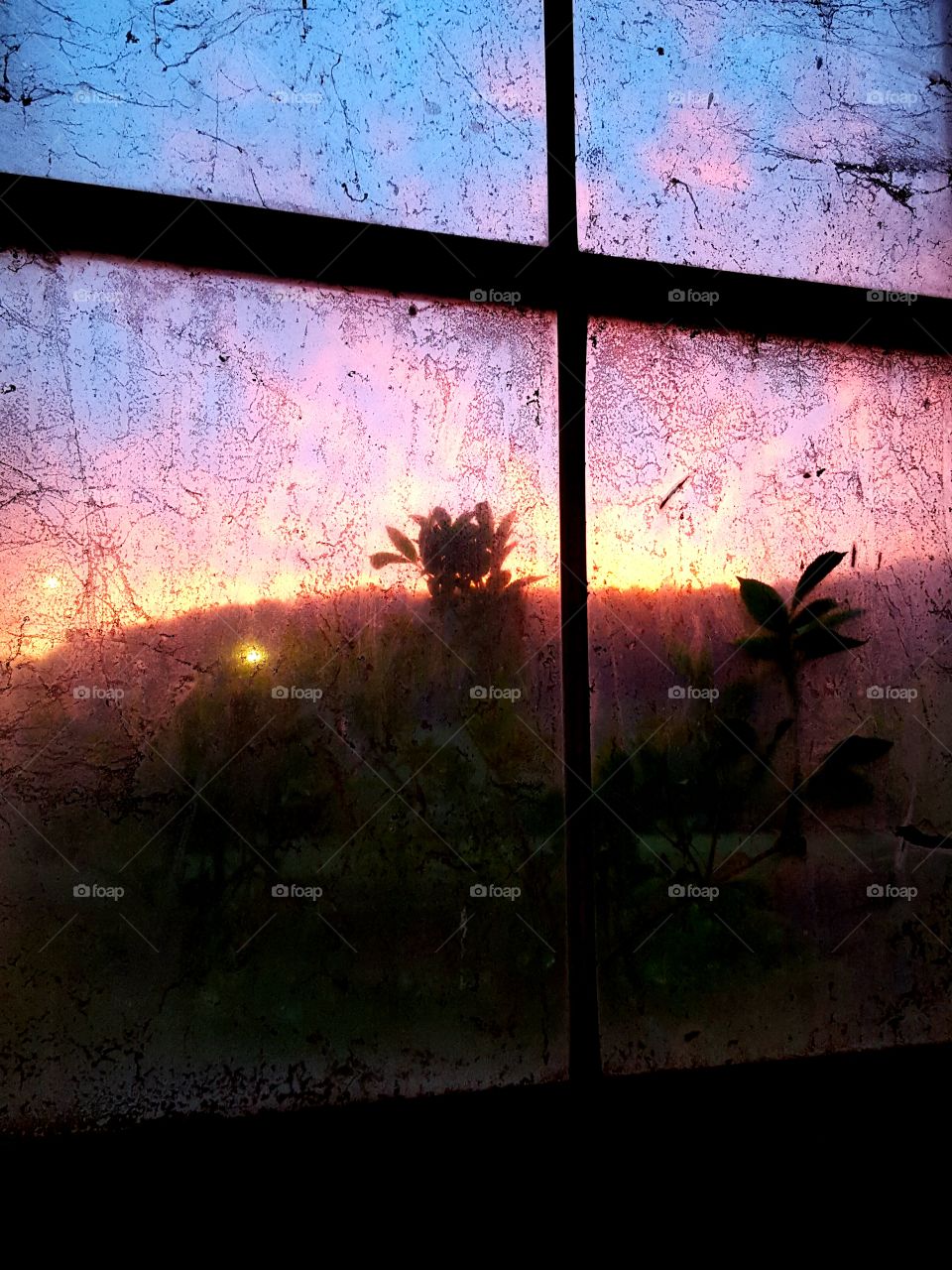 sunrise barn window