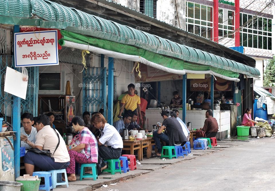 Market, People, Shopping, Commerce, Street