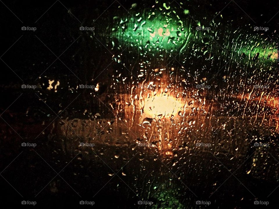 light water window rain by valyyg
