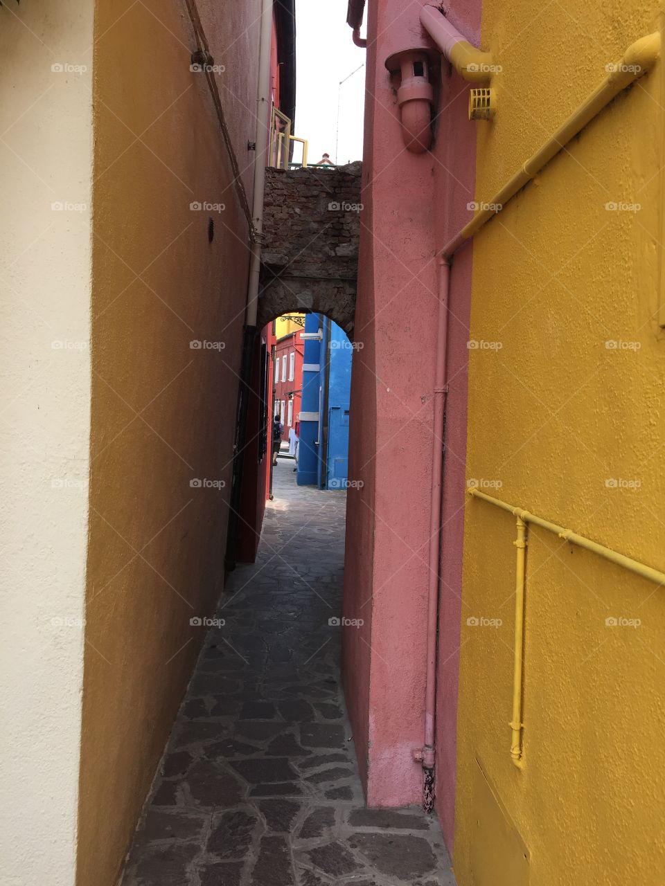 Colourful alley