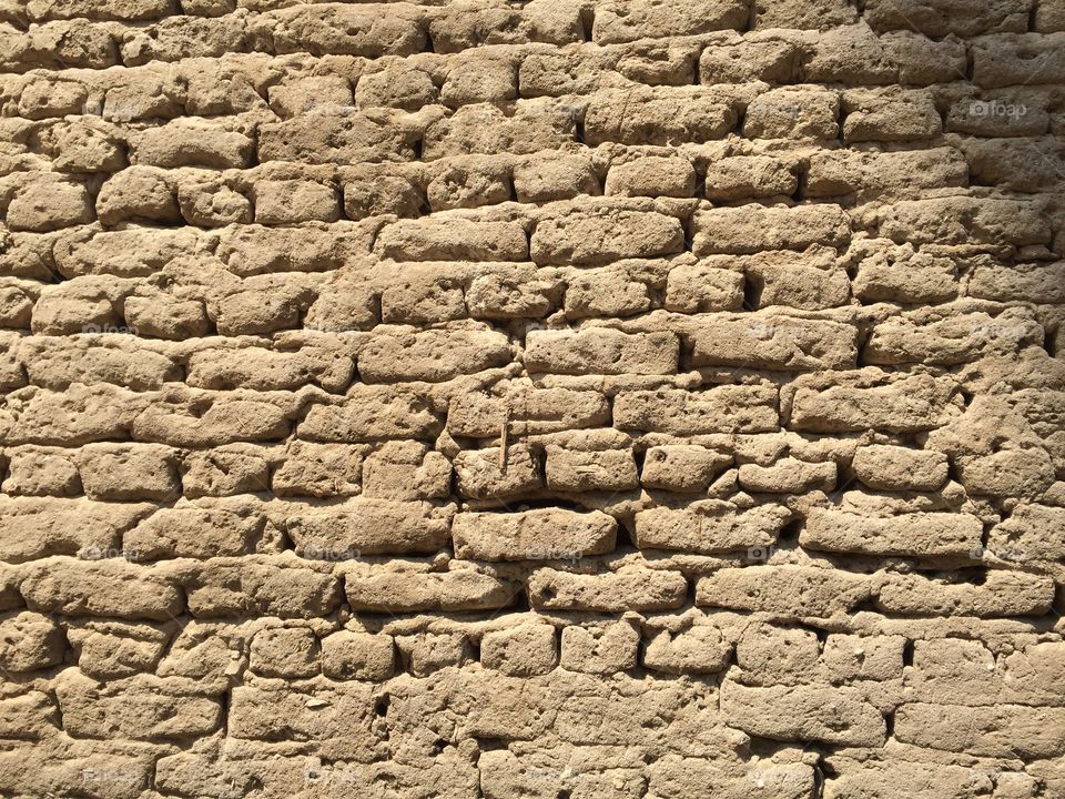 Mud Brick Wall Egypt 