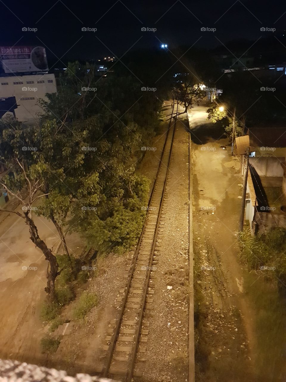 Waiting for the train