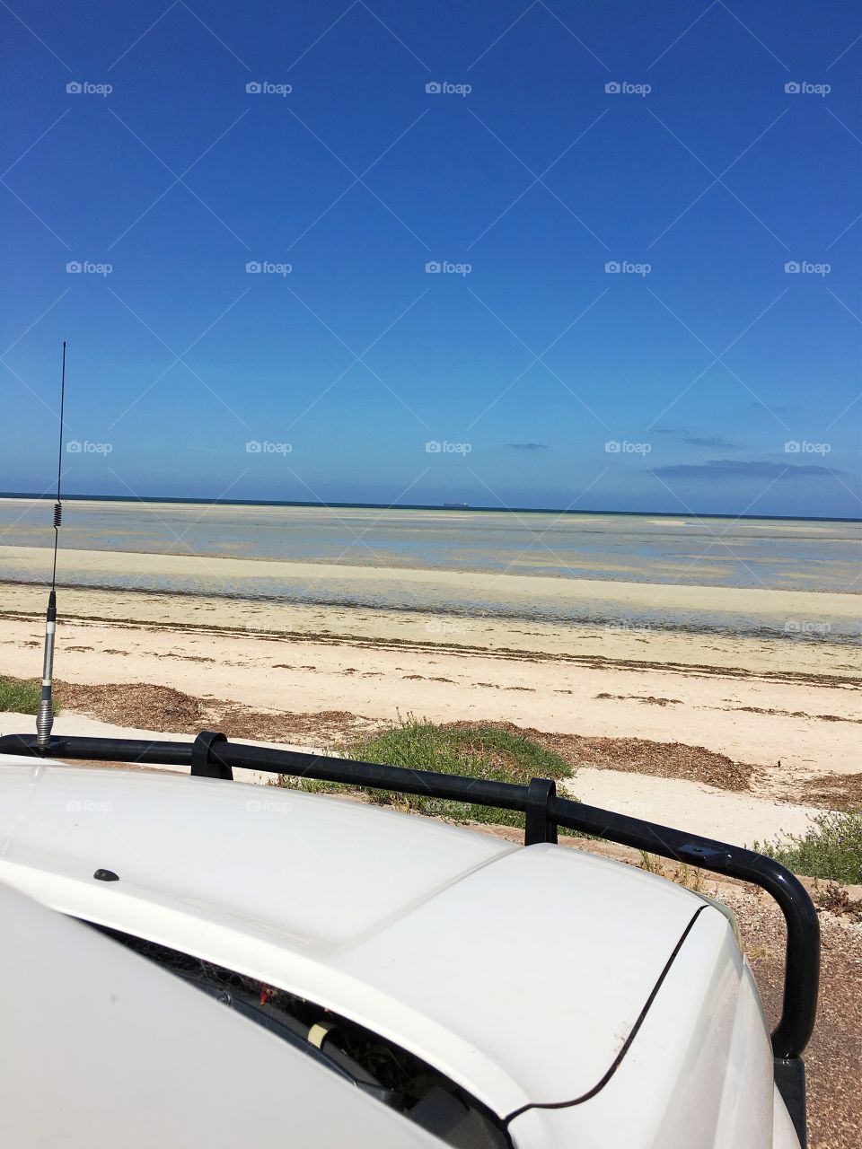 Parked at the beach in Oz. Parked at the beach in southern Australia 