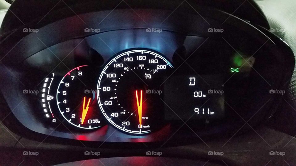 Dashboard Speedometer Odometer