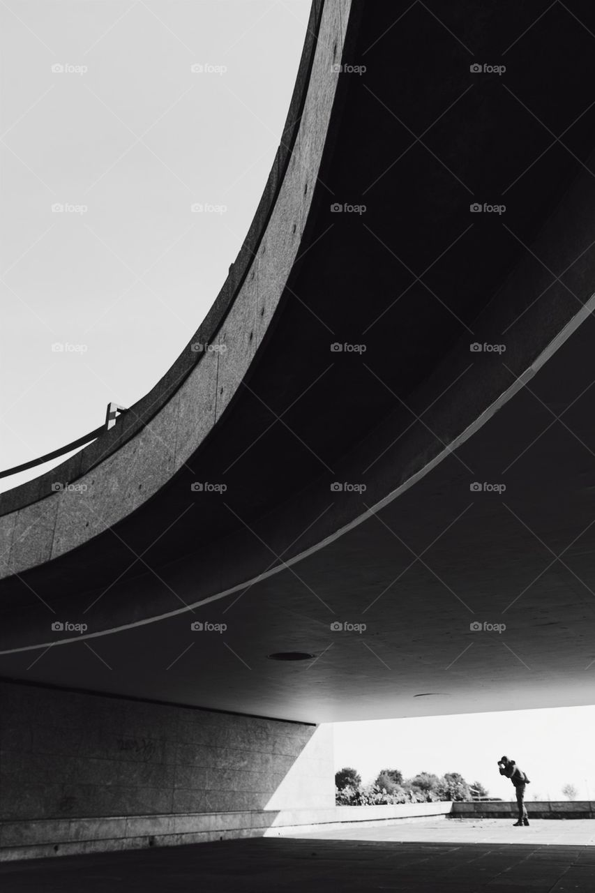 Abstract Black and White