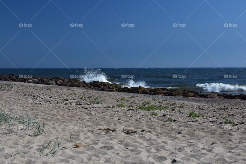 The beach on sunny day