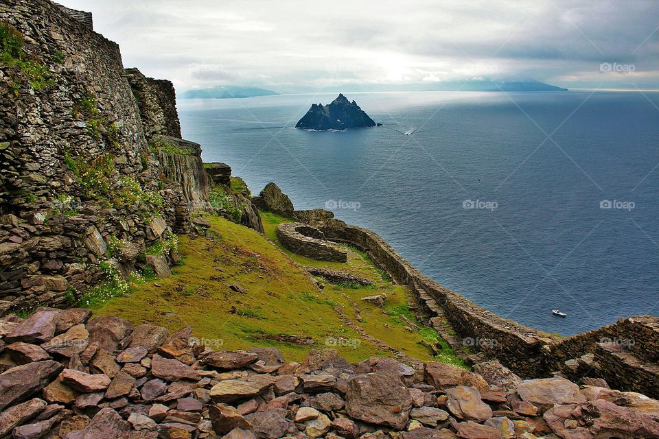 overlooking at small skellig