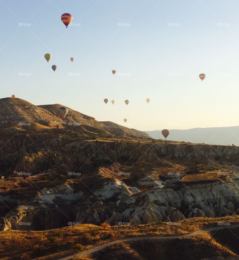 Hot Air Balloon in Cappadocia. Hot Air Balloon in Cappadocia
