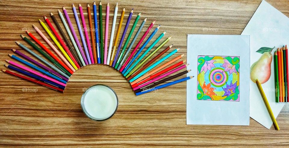 Life is like colourful painting,we draw the lines with hope,we erase the mistakes with peace,we create with feeling and we paint with true love .what energetic colours...