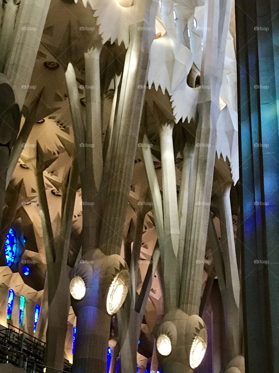 The hallowed features of Gaudi’s La Sagrada Familia. No picture can capture the total essence of this vision of on mans passionate mind!
