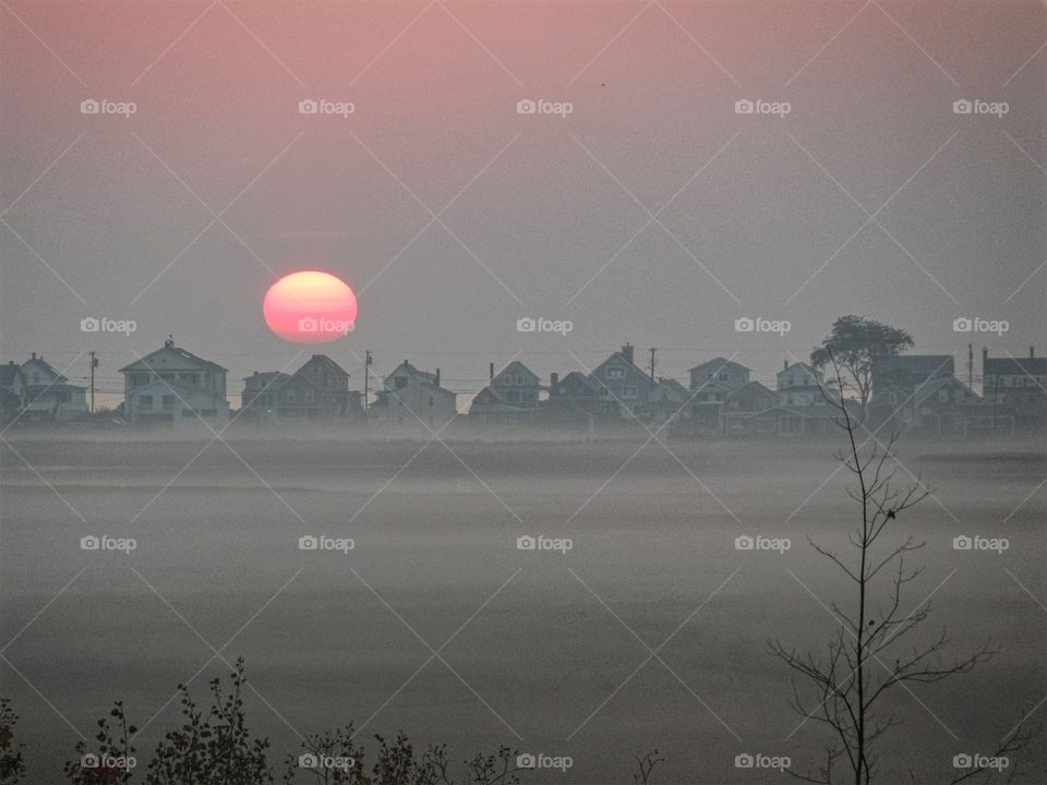 Sunrise on a Foggy Morning in early Autumn!