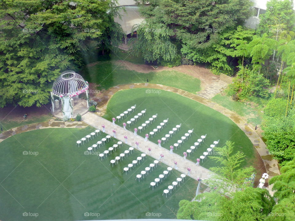 wedding arrangement in Santorini