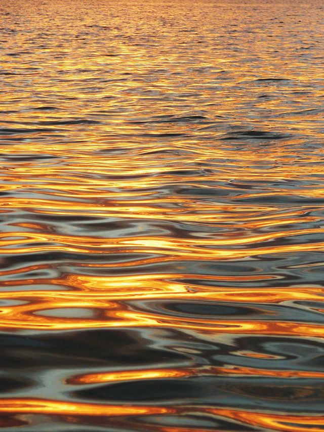 Sunset ripples