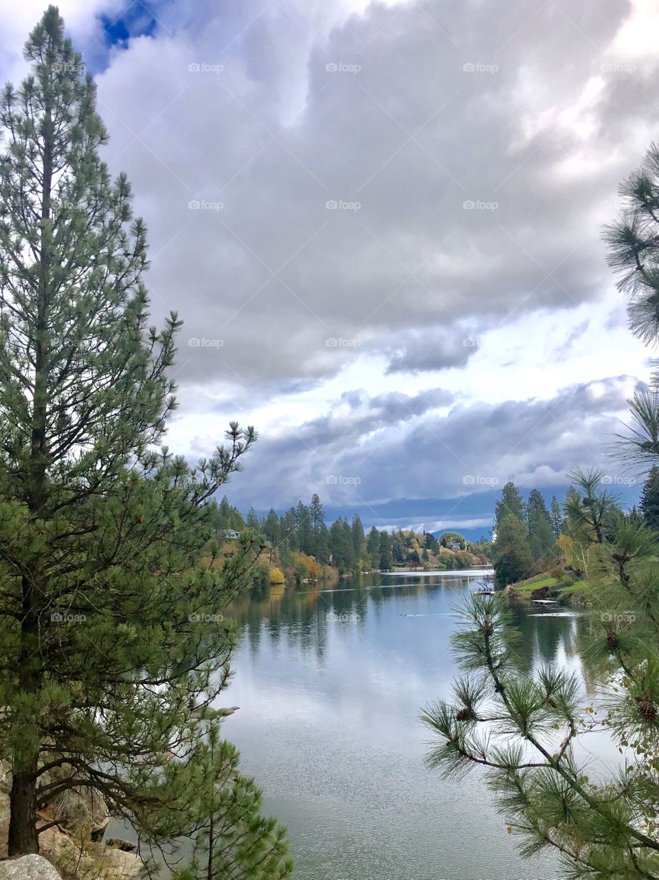Spokane River in Autumn