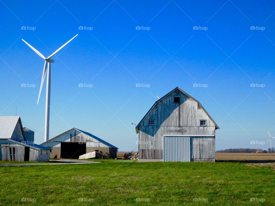 Old barn in the country 