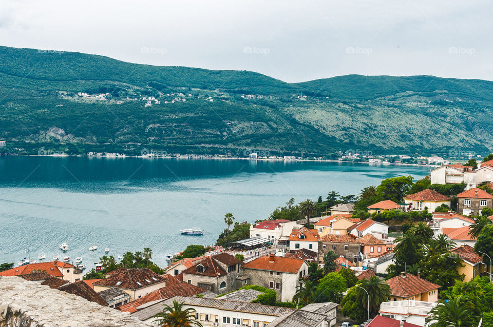 View of Herceg Novi and Bay of Kotor
