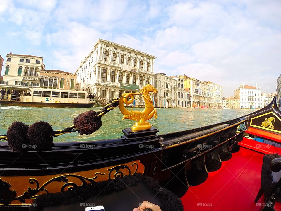 Venice gondola in italy