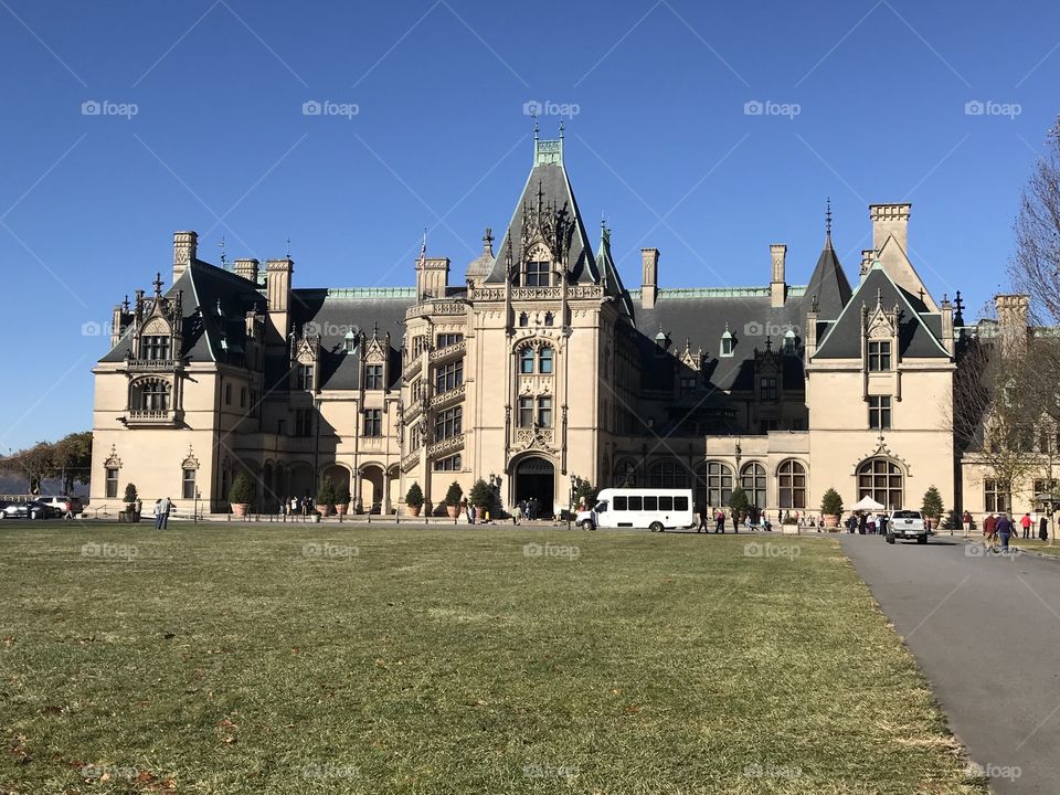The Biltmore House in Asheville NC