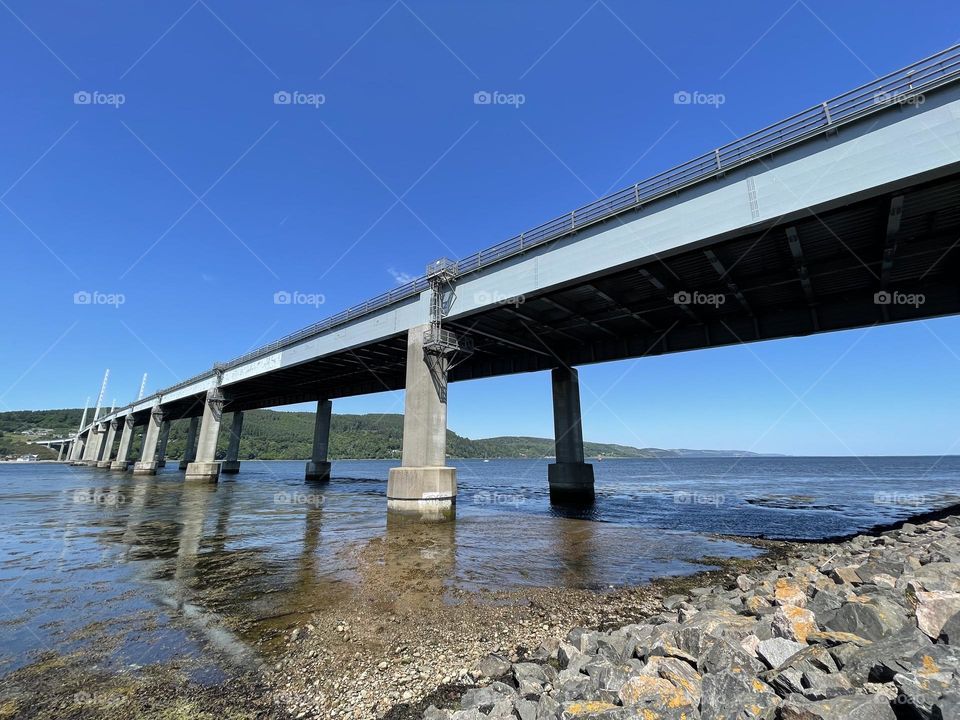 By the Kessock bridge, Inverness 