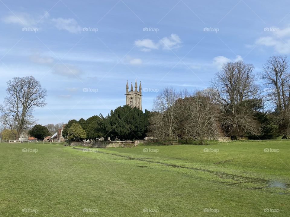 Rural, church 