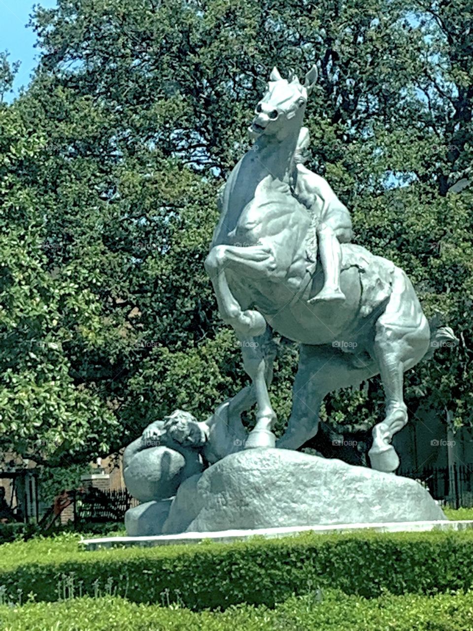 Statue at Chrysler museum 