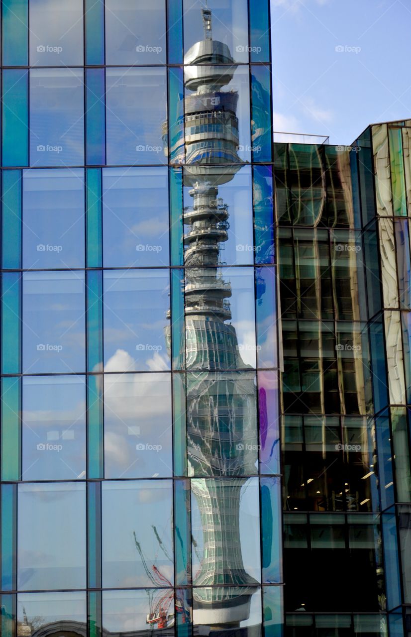 Glass building in London 