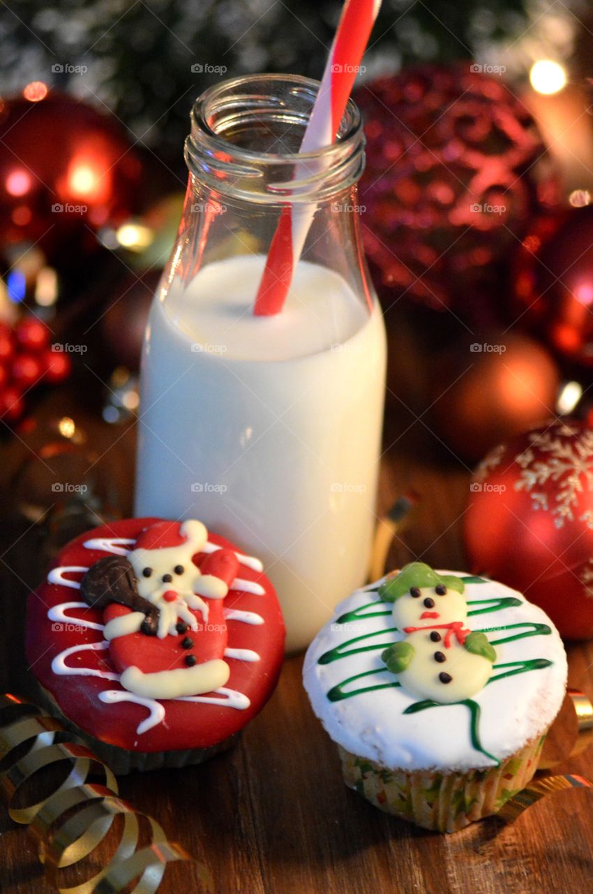 Preparing snacks for Santa