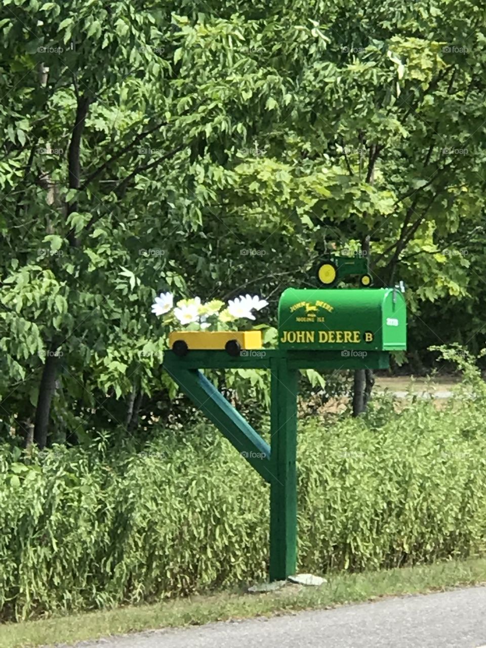 John Deere mailbox